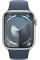 Apple Watch Series 9 45mm GPS+LTE Silver Aluminum Case with Storm Blue Sport Band (M/L)